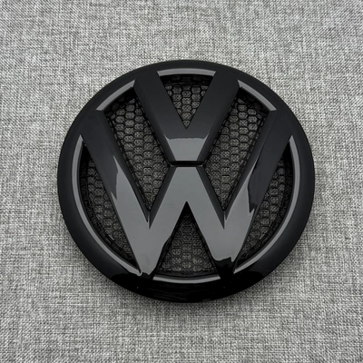Suitable for Volkswagen Multivan 2010-2015 Kailuwei T5 Mid-Grid Tail Label Modified Black Warrior Car Logo (Car logo) - volkswagen-t5-front-logo