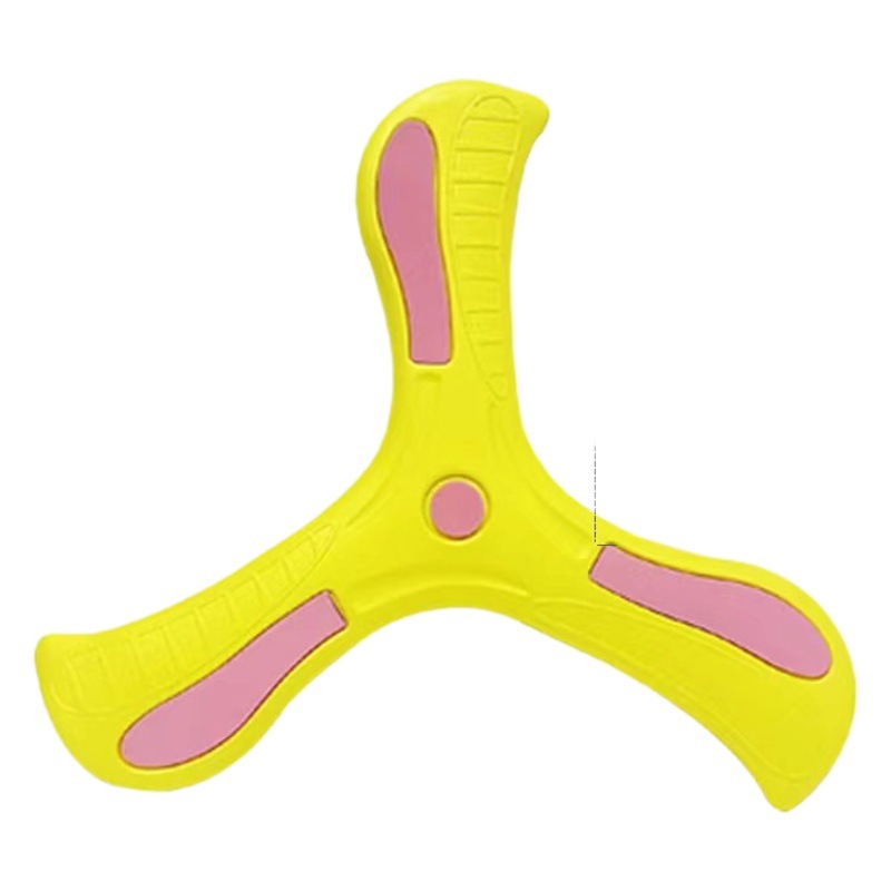 EVA niños mano tiro de tres hojas Boomerang Boy al aire libre padre-hijo juguete interactivo Tire hacia atrás marca escuela regalo al por mayor