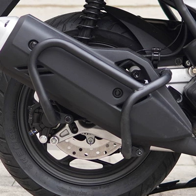 Suitable for Honda NS150GX Motorcycle bumper - black-exhaust-bar