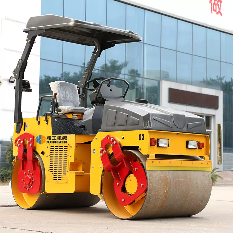 驾驶式压路机震动工程压路机全液压双驱柴油压路机地基压实设备