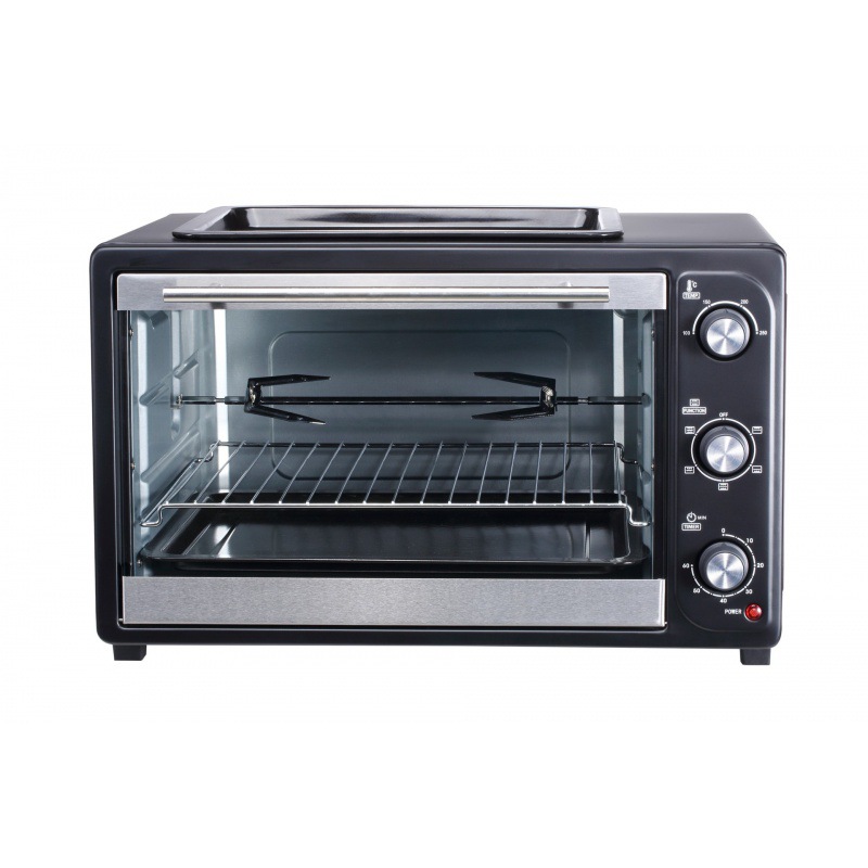 20L30L superior negro de alta calidad automático multi-función visual sin aceite para hornear Horno de convección casa inteligente