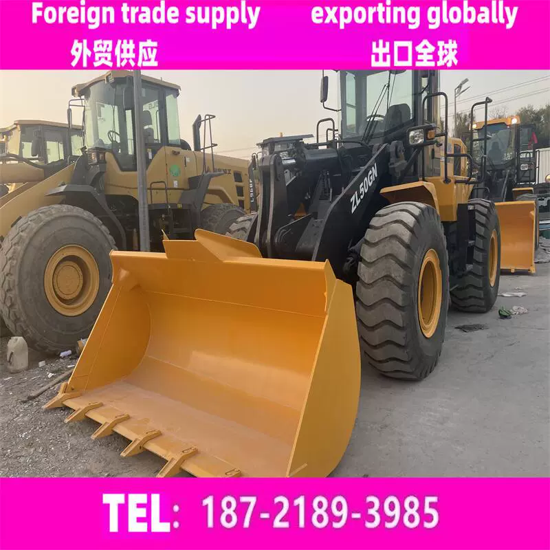 Внешняя торговля Подержанный погрузчик XCMG XCMG XGong ZL50GNG Подержанный погрузчик