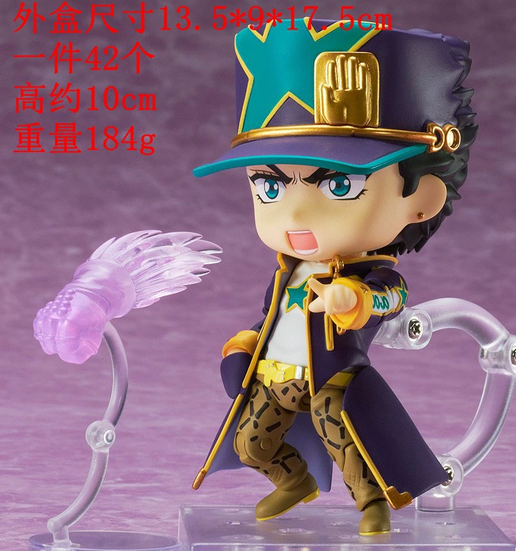 Коллекционная фигурка JoJo Q‑версии из глины, ≈10 см, в цветной коробке, несколько персонажей