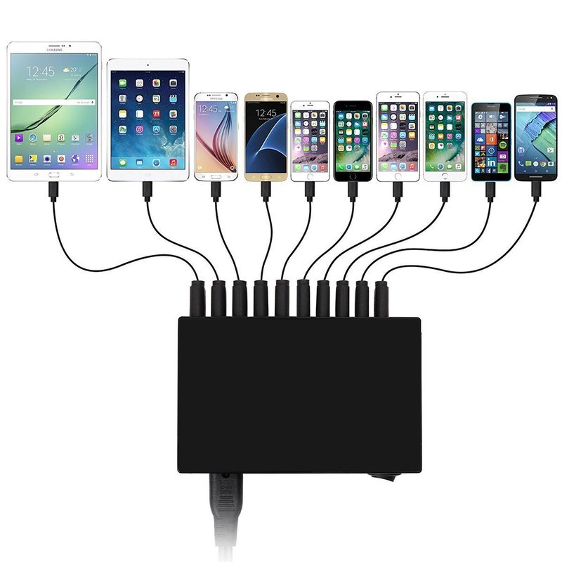 工場卸売り10口USB携帯電話充電器美規ヨーロッパ規格英規オーストラリア規格スマート充電多口充電ヘッド|undefined