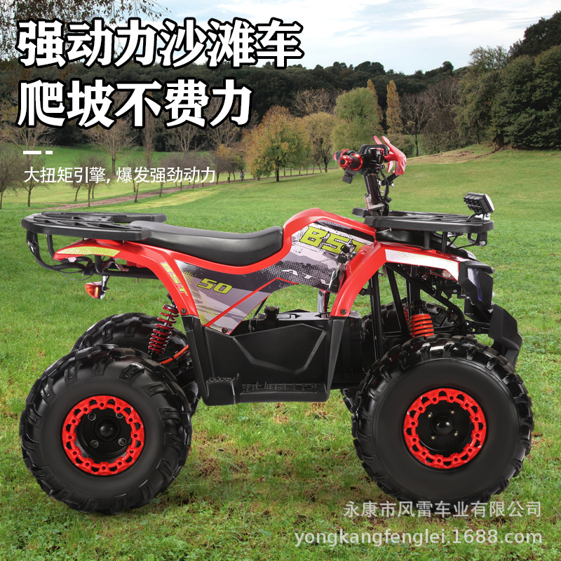 Cuatrimoto Eléctrica Todoterreno ATV 60V 1000W de Hierro y Plástico image 3