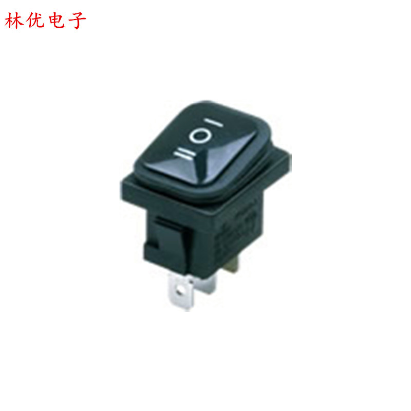 GESIBO防水开关 KCD1三脚尺寸23*17M两档防水船型开关KCD1红