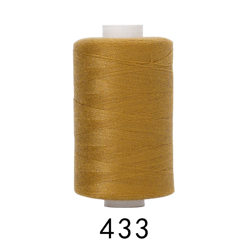 1000 yardas de hilo de poliéster de alta velocidad combinación de colores hogar hilo de coser mano hilo pequeño hilo fino dos hilos 402 hilo de coser