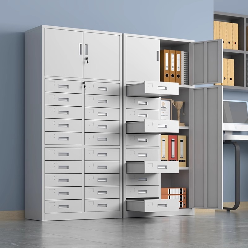 Steel multi-drawer cabinet drawer type storage cabinet multi-layer…