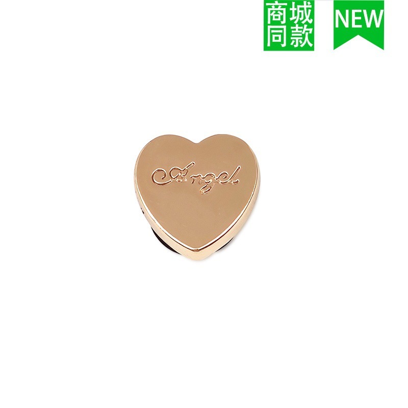 クロスボーダー卸売新しいクロックスアクセサリー靴バックル金属レターチェーン適応クロス靴花 DIY アクセサリー|undefined