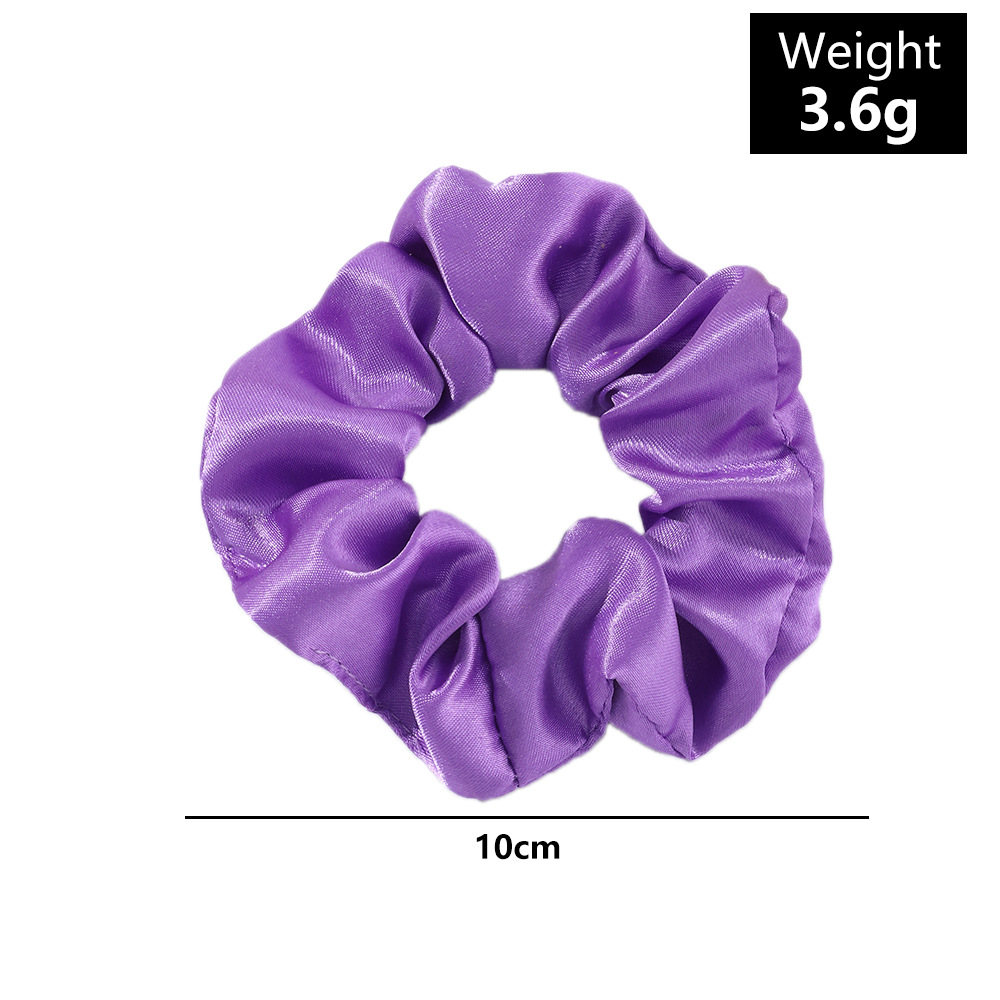 Fashion Head Rope Simple Hair Ring Solid Color Hair Rubber Band Hair Accessories display picture 2