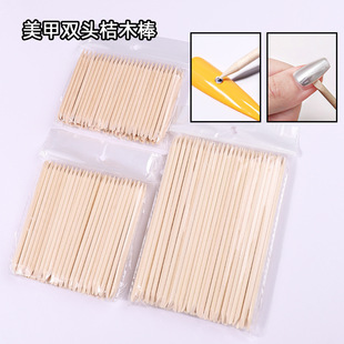 Factory direct beech stick manicure orange stick tool nail seam dirt cleaning to remove dead skin cleaning press stick