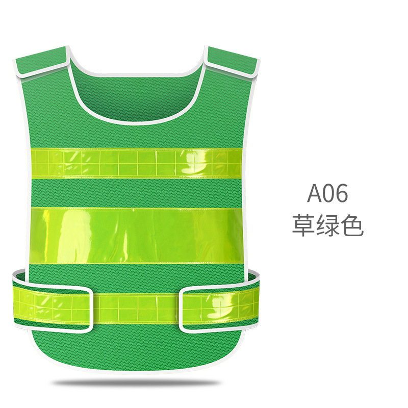 chaleco de seguridad reflectante de tráfico, chaleco de seguridad reflectante para automóviles, chaleco amarillo fluorescente de protección de seguridad del conductor