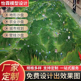 地形地貌沙盘模型 房地产售楼处建筑 建筑沙盘模型