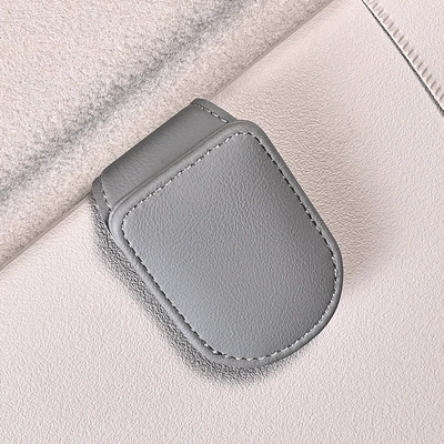Car glasses frame car multifunctional Car Glasses Clip/Bill Clip - gray