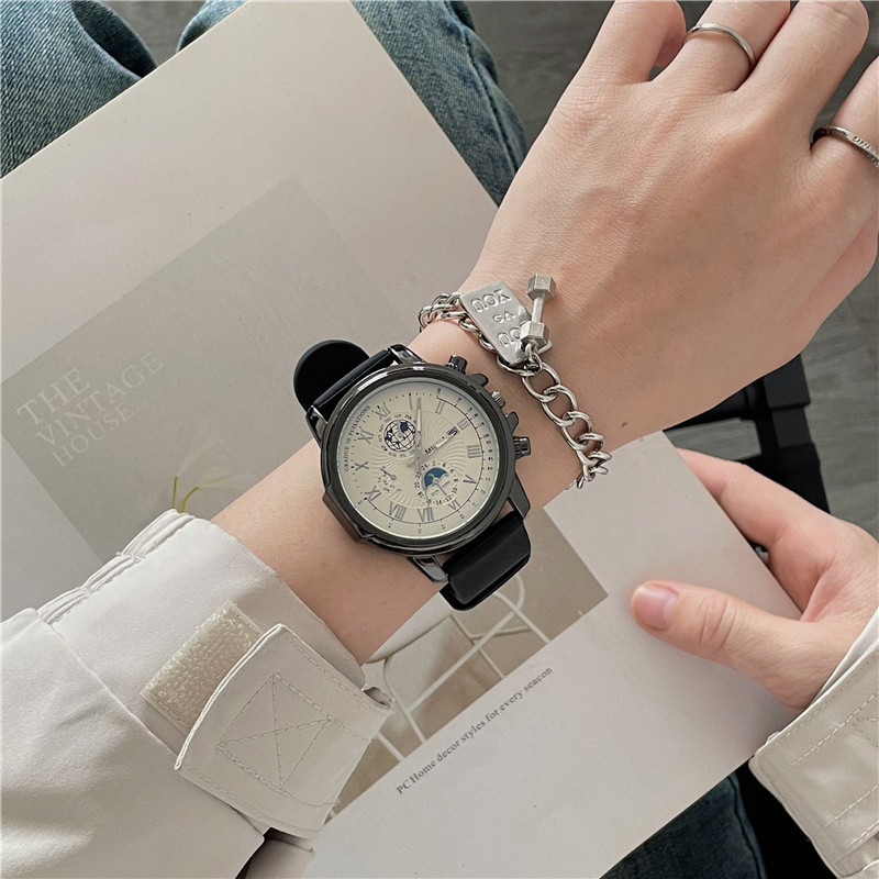 Advanced Sense New Waterproof Men's Watch for Students and High School Students Yan Value Handsome Light Luxury Fashion Teenager Ins Style