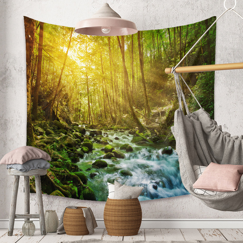 Fashion Landscape Wall Decoration Cloth Tapestry Wholesale Nihaojewelry display picture 134