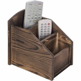 Dongguan Bamboo and Wood Products Manufacturer Customized Stationery Desktop Storage Box Solid Wood Painted Desk Wooden Storage Rack