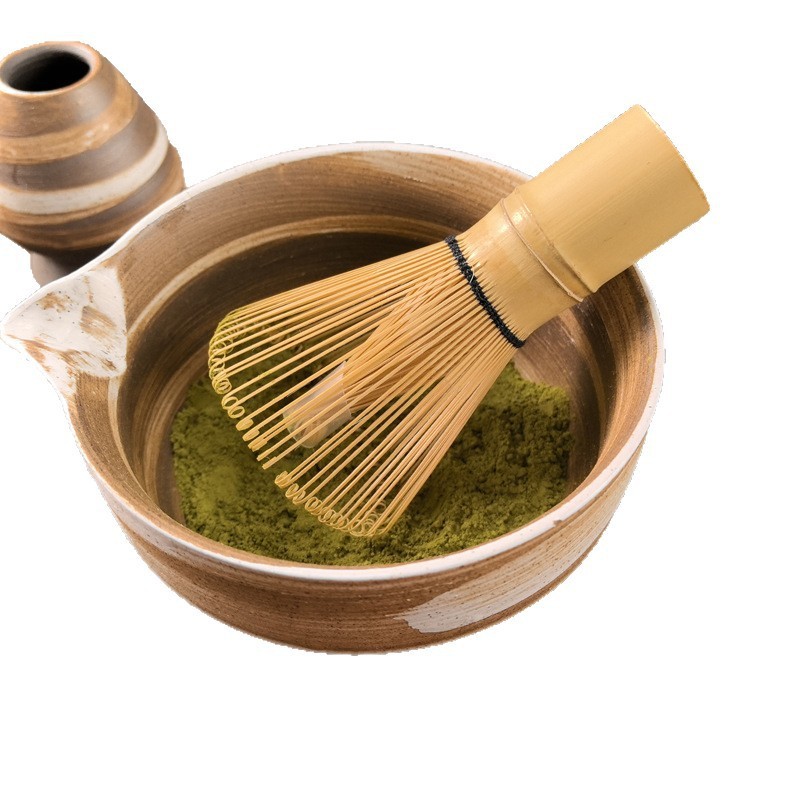 お茶セット、茶筅、抹茶道具、日本茶ブラシ、かき混ぜブラシ、百本立てセット、茶筅台、白竹抹茶|undefined