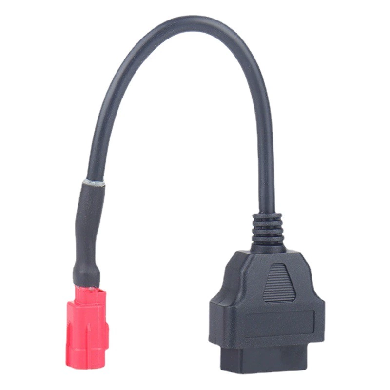 Кабель OBD для мотоциклов, 16-контактный на 6-контактный, для диагностических приборов National IV, шестиконтактный кабель для мотоциклов и автомобилей