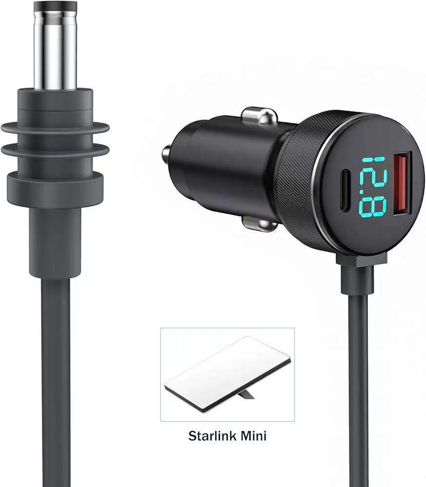 디지털 디스플레이 + 방수 DC- 5m (18AWG) 라인