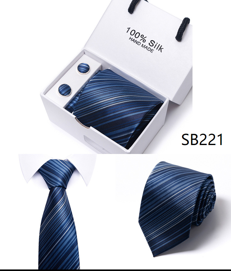 Flower Dot Multi Color Gift Box 5-piece Set Group Business Dress Wedding Tie_voghion.com