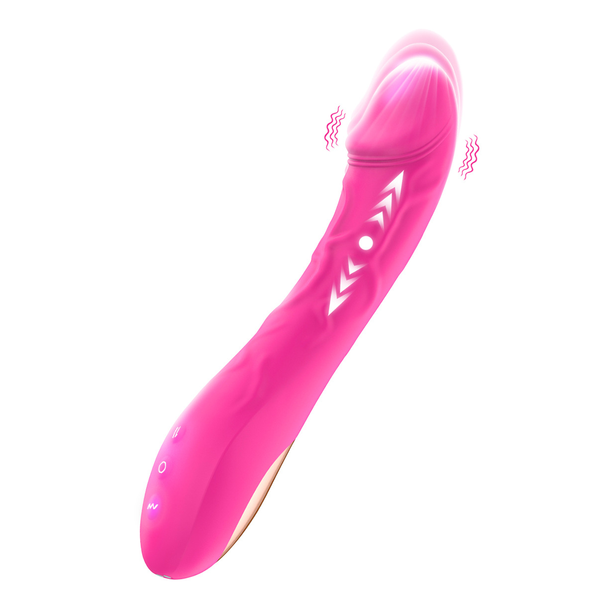 wholesale Artificial Dildo Vibrator, Retractable Electric Device, Adult Sex Toys, Female Masturbator_voghion.com