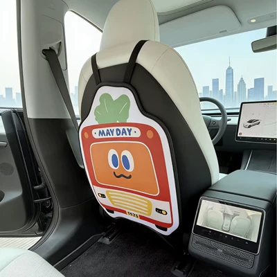 Children's Anti-Kick Pad, Cartoon Car | Chair back anti-kick pad