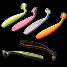 Paddle Tail Fishing Lure 10 Colors Soft Plastic Baits Saltwater Sea Bass Swimbait Tackle Gear