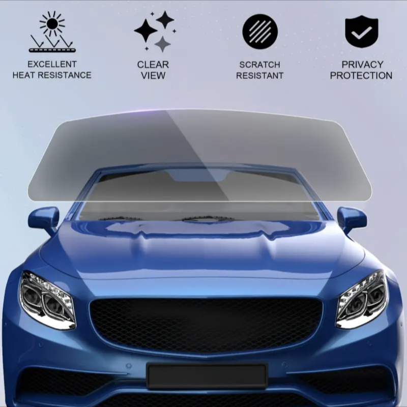 Foreign trade generation hair high heat insulation light blue sunscreen car film household window film store stall heat insulation paste