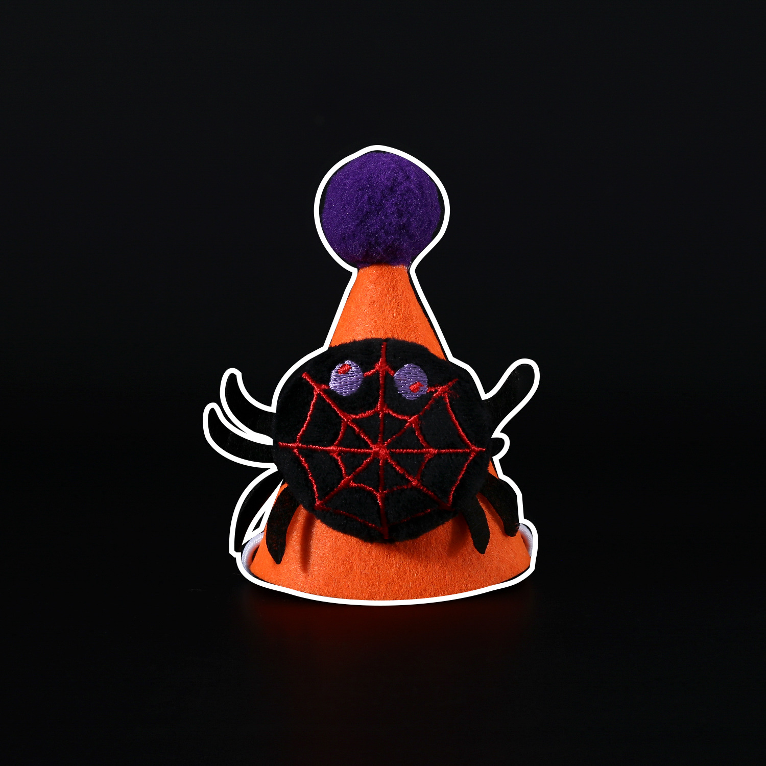 2024 mascotas Halloween set murciélagos araña calabaza sombrero tocado de encaje围裙 pañuelo gato perro