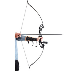 金屬反曲弓箭40磅分體新手入門弓箭合金握把戶外運動射箭器材