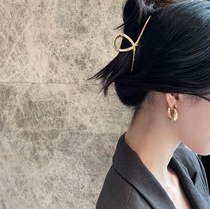 Fashion Simple Style Geometric Alloy Plating Womenu0027S Earrings