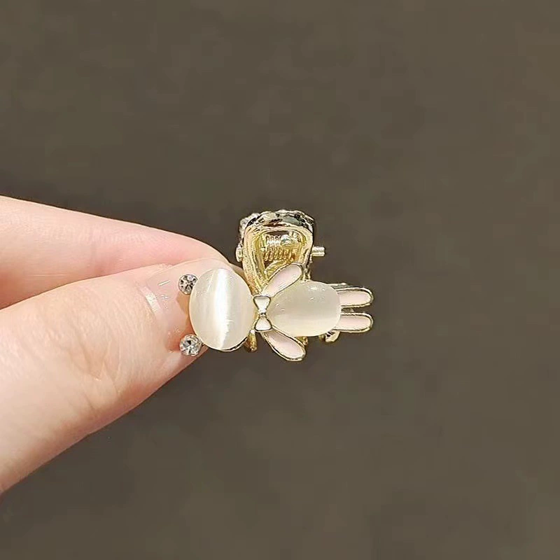 Metal crab pin, hairgrip, Korean bangs, cat's eye