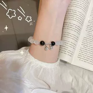 Браслет из бисера, маленький кристаллический дизайн, коллекция 2023 — многоцветные варианты (лёгкий)