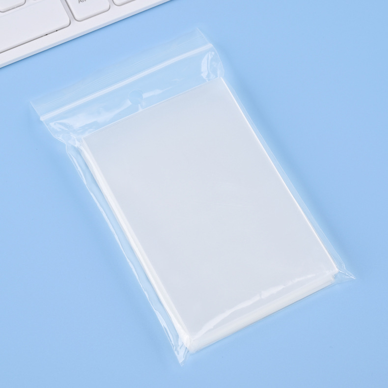 Gu Mei Gu Zi Ba Hao CPP bolsa autoadhesiva bolsa ziplock insignia redonda cuadrada Ba Hao bolsa tarjeta cubierta protectora de película 20 hilos