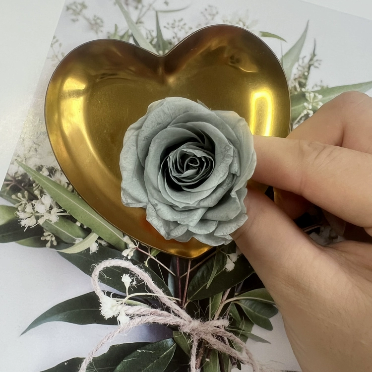 Материалы для DIY вечной жизни цветка, класс B, голова вечной розы 2–3 см, маленький брелок-розочка с основным материалом