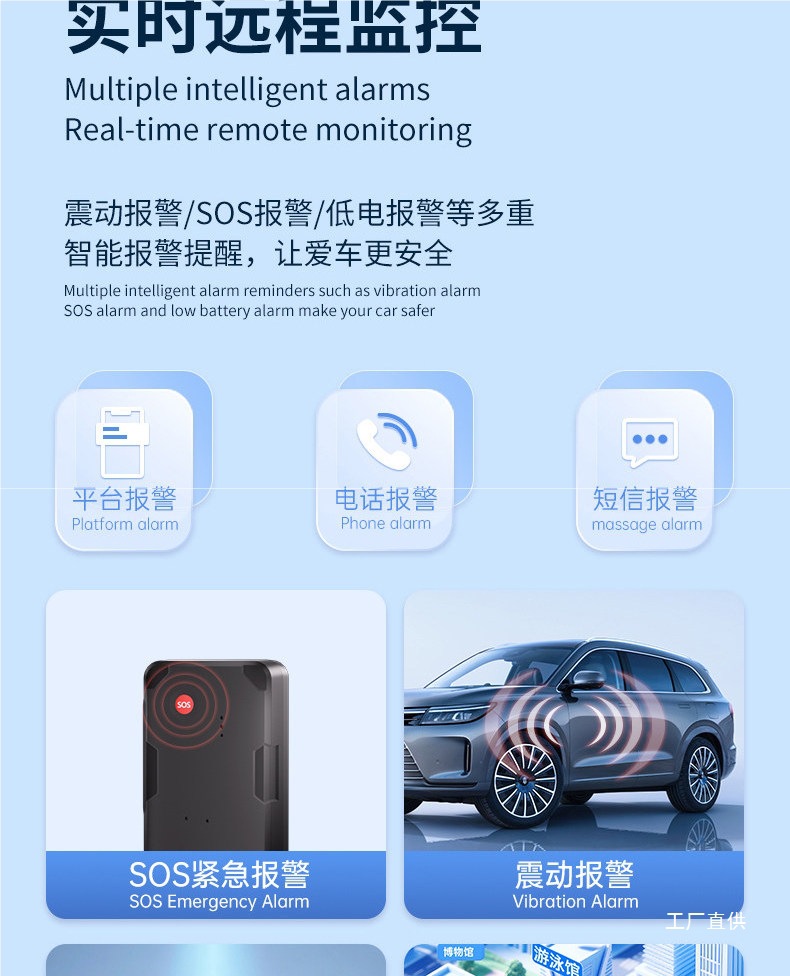 Universal Beidou GPS Locator for International, Hong Kong, and Macau Vehicles, Car Overseas Anti-Theft Tracking Device