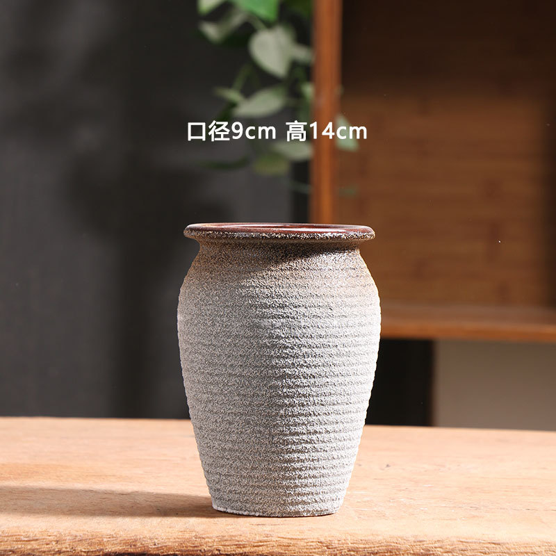 Cerámica fresca antigua pila de carne cerámica especial balcón doméstico cerámica gruesa pequeña cerámica especial al por mayor