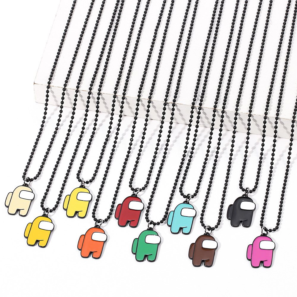 Nuevos productos transfronterizos al por mayor entre nosotros juego periférico collar espacio Hombre Lobo matando collar en las ventas directas de la acción