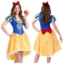 珠密恋分码XXL白雪公主游戏制服套装万圣节装cosplay扮演服装