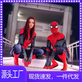 漫威电影小蜘/蛛/英雄远征cosplay角色3D数码印花连体紧身衣万圣