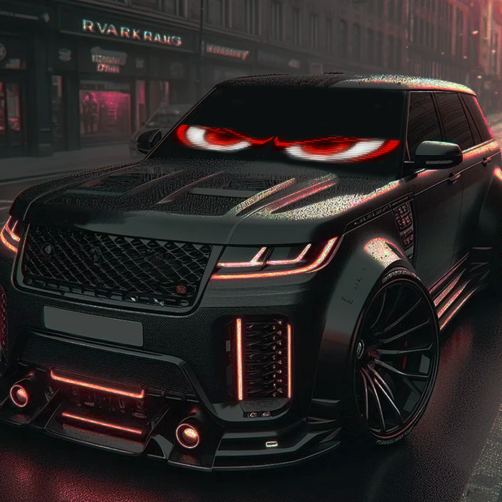 Горящее продаваемое Demon Eye LED гибкий экран для окна рекламный экран совместимый экран умный автомобиль наклеиваемый роликовый экран LED мягкий экран