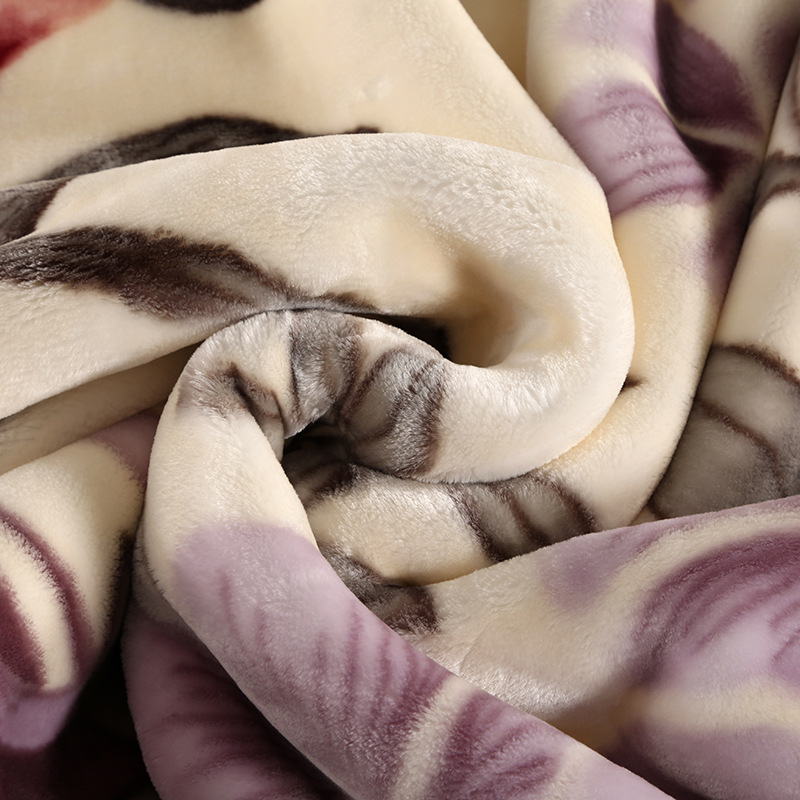 빠른 더블 레이어 두꺼운 라셀 담요 가을과 겨울 따뜻한 양털 담요 싱글 및 더블 웨딩 담요 산호 양털