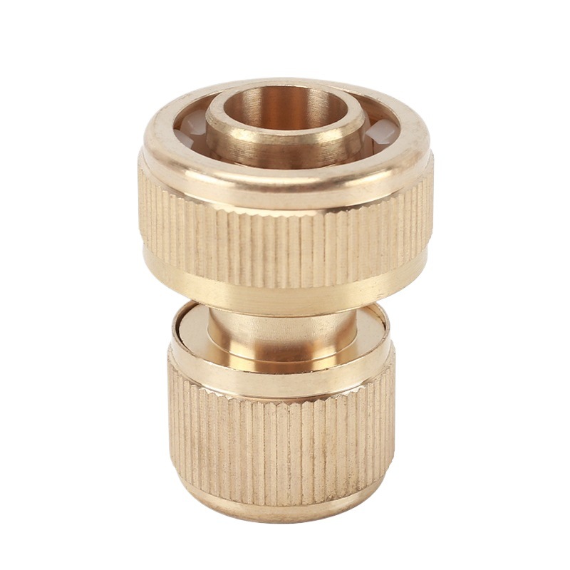 Cuerpo de cobre de alta presión para lavar coches conector rápido 4 minutos 6 minutos manguera de grifo de lavadora de agua conector de toque pezón accesorios de lavado de coches