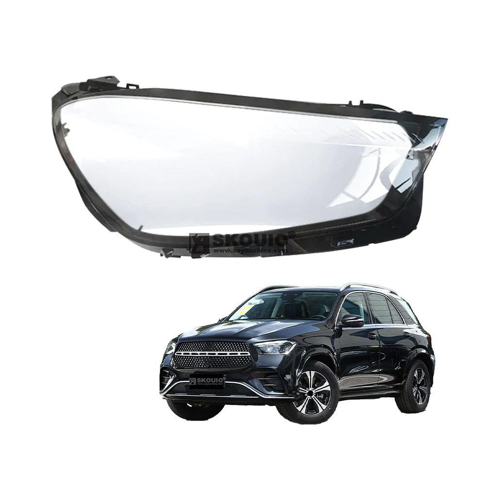 Подходит для Mercedes-Benz GLE350 GLE300 2024-2025, крышка передней фары, корпус лампы, внешняя крышка лампы