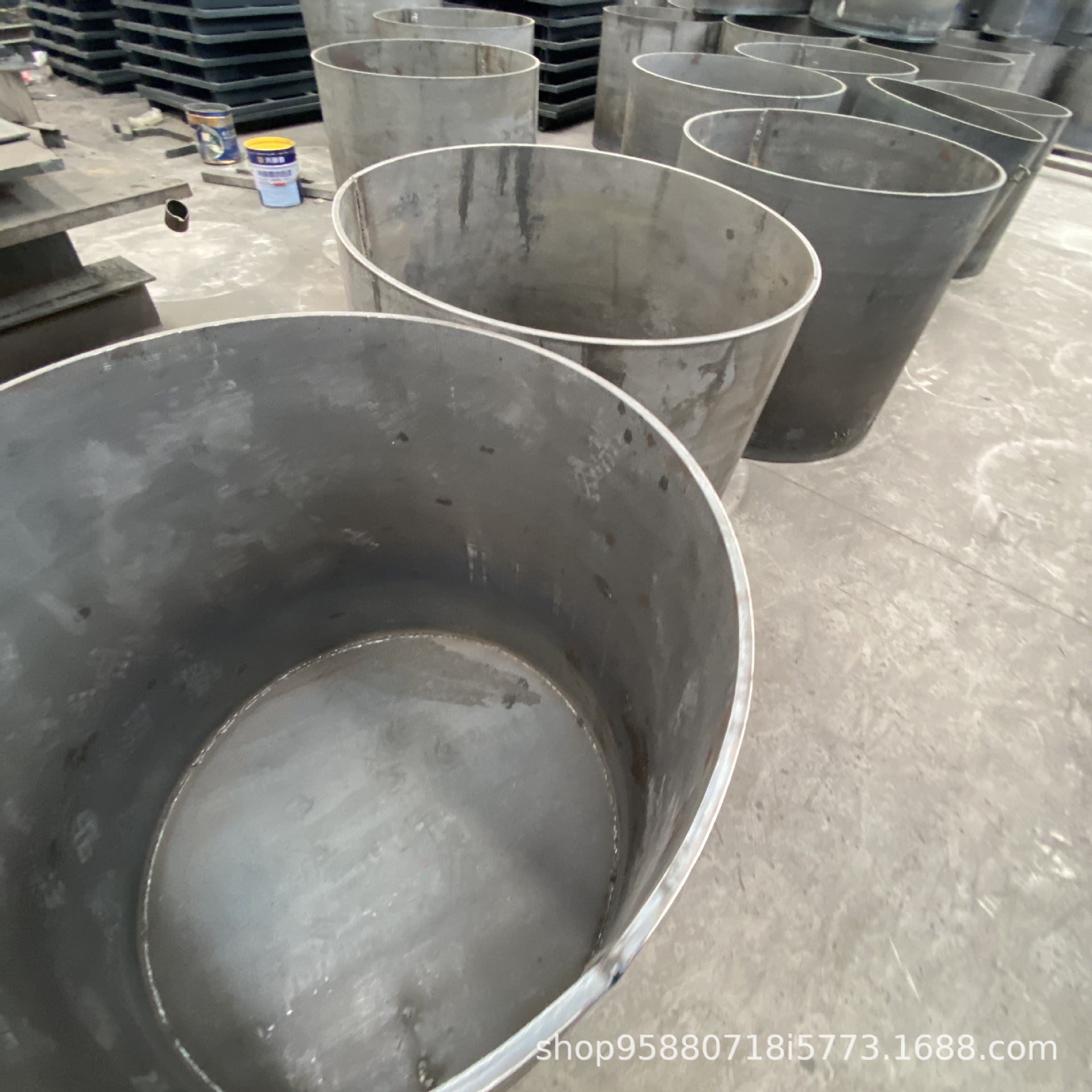 大口径钢护筒生产 厚壁丁字焊卷管 电厂排污直缝焊管 桥梁支柱钢