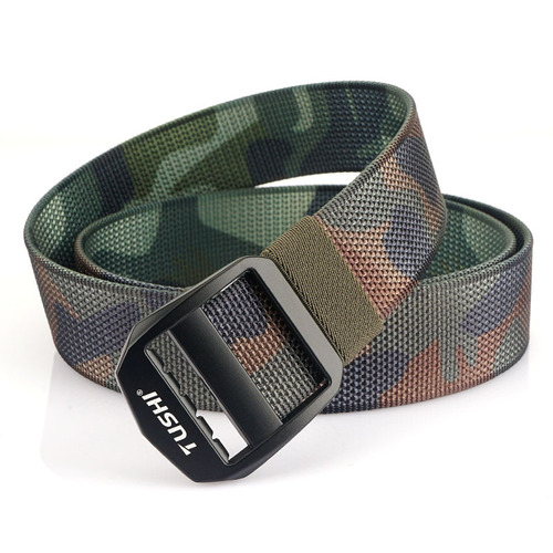 TUSHI tactical nylon Japanese buckle canvas belt outdoor leisure multi-functional belt fabric belt manufacturer