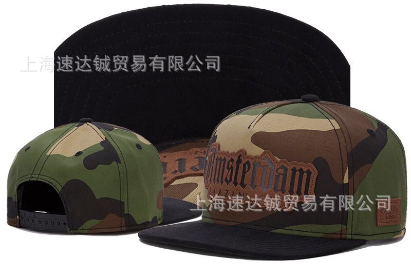 Mayorista comercio exterior sombrero plano sombrero ajuste sombrero sombrero de automóvil sombrero de moda americana sombrero de sol sombrero de sol