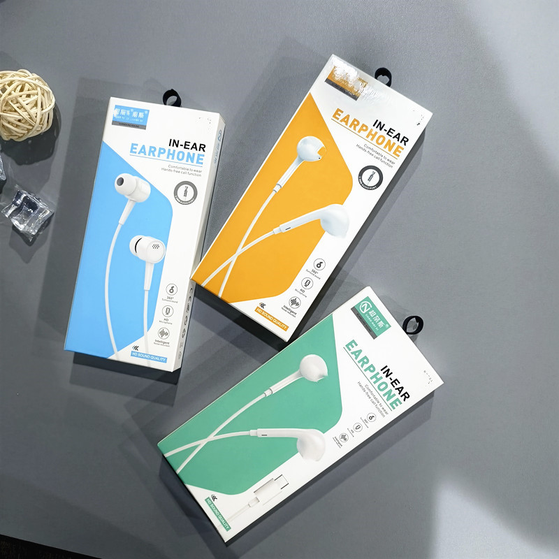 3.5 port/type-c Port wired with microphone music headset smart phone Music/headset factory