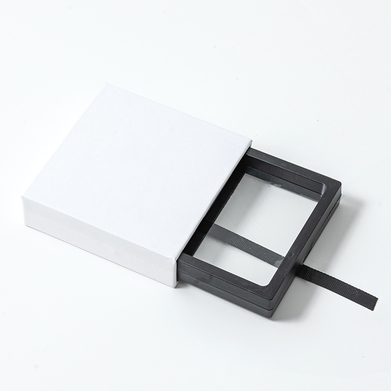 흰색 + 검정색 내부 상자; 9*9*2cm